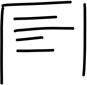 a paper with content